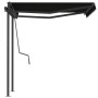 Toldo manual retráctil con postes gris antracita 3,5x2,5 m de vidaXL, Toldos - Ref: Foro24-3070119, Precio: 324,87 €, Descuen...