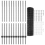 Valla Euro Set de 2 Gris Metal Estándar Robusto Valla Euro de , Postes de cerca - Ref: Foro24-3336108, Precio: 156,63 €, Desc...