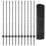 Valla Euro Set de 2 Gris Metal Estándar Robusto Valla Euro de , Postes de cerca - Ref: Foro24-3336108, Precio: 156,63 €, Desc...