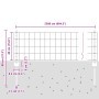 Cerca Euro con 11 Postes en Gris 0.4x25 m de Acero de , Postes de cerca - Ref: Foro24-3336109, Precio: 60,83 €, Descuento: %