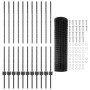 Juego de Valla Euro Juego de 2 Gris Metal Grande Duradero de , Postes de cerca - Ref: Foro24-3336118, Precio: 154,47 €, Descu...