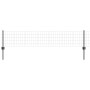 Conjunto de Cerca de Jardín de Conjunto de 3 Gris Acero Galvanizado de , Postes de cerca - Ref: Foro24-3336121, Precio: 134,9...