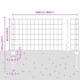 Juego de Cercas de Jardín Set de 3 Gris Oscuro Acero Estándar de , Postes de cerca - Ref: Foro24-3336126, Precio: 139,63 €, D...