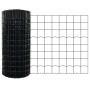Juego de Cercas de Jardín de Set de 3 Gris Acero recubierto de PVC de , Postes de cerca - Ref: Foro24-3336127, Precio: 104,62...