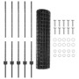 Juego de Cerca de Jardín Juego de 2 Gris de , Postes de cerca - Ref: Foro24-3336132, Precio: 76,05 €, Descuento: %