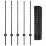 Juego de Cerca de Jardín Juego de 2 Gris de , Postes de cerca - Ref: Foro24-3336132, Precio: 76,05 €, Descuento: %