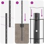 Juego de Cerca de Jardín Juego de 2 Gris de , Postes de cerca - Ref: Foro24-3336132, Precio: 76,05 €, Descuento: %