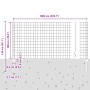 Juego de Cerca de Jardín Juego de 2 Gris de , Postes de cerca - Ref: Foro24-3336132, Precio: 76,05 €, Descuento: %
