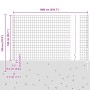 Juego de Cerca Euro Set de 2 Gris Metal 10 x 1.4 m Duradera de , Postes de cerca - Ref: Foro24-3336134, Precio: 86,73 €, Desc...