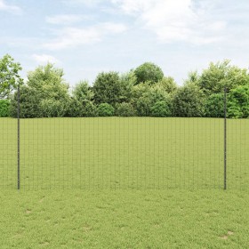 Conjunto de vallas Euro Set de 2 Gris Acero 10 m x 1.6 m de , Postes de cerca - Ref: Foro24-3336136, Precio: 97,77 €, Descuen...