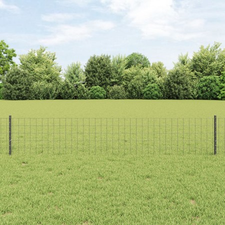 Set de Cerca Euro Set de 2 Gris Metal 25 x 0.4 m Cerca Euro de , Postes de cerca - Ref: Foro24-3336137, Precio: 70,33 €, Desc...