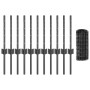 Set de Cerca Euro Set de 2 Gris Metal 25 x 0.4 m Cerca Euro de , Postes de cerca - Ref: Foro24-3336137, Precio: 70,33 €, Desc...