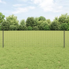 Valla Euro Set de 3 Gris metal cubierto de PVC 50 x 0.6 m de , Postes de cerca - Ref: Foro24-3336143, Precio: 159,90 €, Descu...
