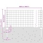 Valla Euro Set de 3 Gris metal cubierto de PVC 50 x 0.6 m de , Postes de cerca - Ref: Foro24-3336143, Precio: 159,90 €, Descu...