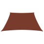 Toldo de vela trapezoidal de tela oxford terracota 2/4x3 m en Sombrillas | Comprar online en Foru.es