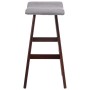 Taburetes de cocina 2 unidades tela gris claro en Taburetes de cocina | Comprar online en Foru.es