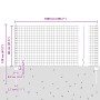 Set de Cerca Euro Set de 2 Acero galvanizado Grande Duradero de , Postes de cerca - Ref: Foro24-3336146, Precio: 75,95 €, Des...