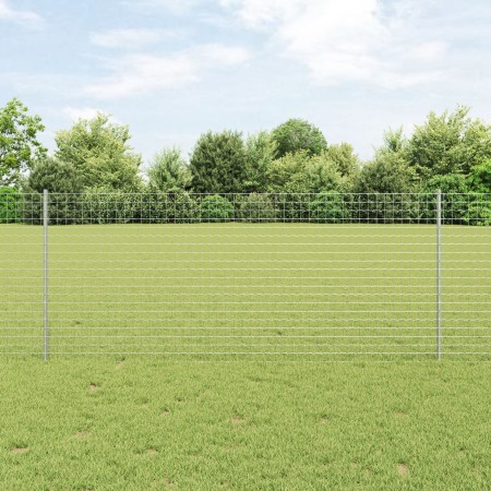 Juego de Cerca de Jardín Juego de 2 Acero Galvanizado 10 x 1 m de , Postes de cerca - Ref: Foro24-3336147, Precio: 91,49 €, D...