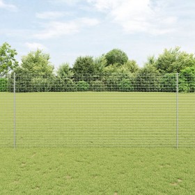 Juego de Vallas de Jardín Juego de 2 Acero galvanizado Grande de , Postes de cerca - Ref: Foro24-3336149, Precio: 119,77 €, D...
