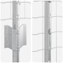 Juego de Vallas de Jardín Juego de 2 Acero galvanizado Grande de , Postes de cerca - Ref: Foro24-3336149, Precio: 119,77 €, D...