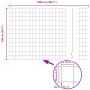 Conjunto de Cerca de Jardín Set de 2 Acero Galvanizado 10 x 1 m de , Postes de cerca - Ref: Foro24-3336171, Precio: 76,40 €, ...