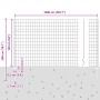 Juego de Cerca de Jardín Set de 2 Acero Galvanizado 10 x 1.6 m de , Postes de cerca - Ref: Foro24-3336175, Precio: 114,26 €, ...