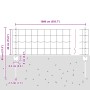 Rollo de Cerca de Jardín Set de 2 Acero Galvanizado 10 x 0.4 m de , Postes de cerca - Ref: Foro24-3336176, Precio: 42,59 €, D...