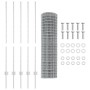 Set de Cerca de Jardín Set de 2 Acero Galvanizado 10 x 1.2 m de , Postes de cerca - Ref: Foro24-3336180, Precio: 81,76 €, Des...