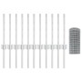 Cerca Euro Set de 2 Acero Galvanizado Grande Duradera de , Postes de cerca - Ref: Foro24-3336184, Precio: 96,55 €, Descuento: %