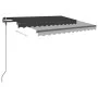 Toldo automático retráctil con postes gris antracita 3x2,5 m de vidaXL, Toldos - Ref: Foro24-3070109, Precio: 409,32 €, Descu...