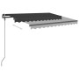 Toldo automático retráctil con postes gris antracita 3x2,5 m de vidaXL, Toldos - Ref: Foro24-3070109, Precio: 440,78 €, Descu...