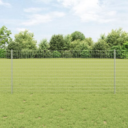 Set de Cerca de Jardín Set de 2 Acero galvanizado 25 x 1 m de , Postes de cerca - Ref: Foro24-3336190, Precio: 174,55 €, Desc...