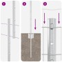 Set de Cerca de Jardín Set de 2 Acero galvanizado 25 x 1 m de , Postes de cerca - Ref: Foro24-3336190, Precio: 174,55 €, Desc...