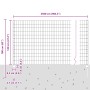 Juego de Vallas Euro Juego de 2 Acero galvanizado Grande de , Postes de cerca - Ref: Foro24-3336195, Precio: 186,58 €, Descue...