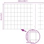 Set de Cerca de Jardín Set de 2 Acero galvanizado Grande Duradero de , Postes de cerca - Ref: Foro24-3336197, Precio: 97,83 €...
