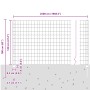 Set de cerca de jardín 2 unidades Acero galvanizado 25 x 1.2 m de , Postes de cerca - Ref: Foro24-3336200, Precio: 168,01 €, ...