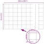 Conjunto de Cercas de Jardín Set de 2 Acero Galvanizado 25 x 0.6 m de , Postes de cerca - Ref: Foro24-3336202, Precio: 88,81 ...