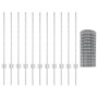 Juego de Cerca Euro de Set de 2 Galvanizado Acero Galvanizado de , Postes de cerca - Ref: Foro24-3336203, Precio: 104,87 €, D...