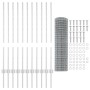 Juego de Cercas de Jardín Juego de 2 Acero Galvanizado 25 x 1 m de , Postes de cerca - Ref: Foro24-3336204, Precio: 138,47 €,...