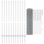 Conjunto de cerca de jardín Set de 2 Acero galvanizado 25 x 1.2 m de , Postes de cerca - Ref: Foro24-3336205, Precio: 151,36 ...