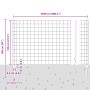 Conjunto de cerca de jardín Set de 2 Acero galvanizado 25 x 1.2 m de , Postes de cerca - Ref: Foro24-3336205, Precio: 151,36 ...
