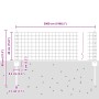 Cerca Euro Conjunto de 3 Acero galvanizado 50 x 0.4 m Resistente de , Postes de cerca - Ref: Foro24-3336206, Precio: 176,21 €...