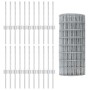Juego de Cerca de Jardín Juego de 3 Acero Galvanizado 50 x 0.4 m de , Postes de cerca - Ref: Foro24-3336208, Precio: 161,15 €...