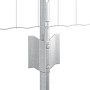 Set de Cerca de Jardín Set de 2 Acero galvanizado Estándar de , Postes de cerca - Ref: Foro24-3336216, Precio: 75,49 €, Descu...