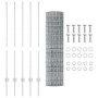 Set de Cerca de Jardín Set de 2 Acero Galvanizado 10 x 1.2 m de , Postes de cerca - Ref: Foro24-3336218, Precio: 98,19 €, Des...