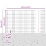 Set de Cerca de Jardín Set de 2 Acero Galvanizado 10 x 1.2 m de , Postes de cerca - Ref: Foro24-3336218, Precio: 98,19 €, Des...