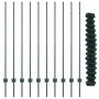 Cerca de Cadena con 10 Postes U Verde 1.4x10 m Acero de , Postes de cerca - Ref: Foro24-3336242, Precio: 131,20 €, Descuento: %