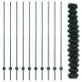 Cerca de Cadena de Eslinga con 10 Postes U Verde 1.5x10 m Acero de , Postes de cerca - Ref: Foro24-3336243, Precio: 136,31 €,...