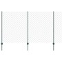 Cerca de Cadena con 10 Postes U Verde 1.4x10 m Acero de , Postes de cerca - Ref: Foro24-3336242, Precio: 131,20 €, Descuento: %
