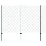 Cerca de Cadena de Eslinga con 10 Postes U Verde 1.5x10 m Acero de , Postes de cerca - Ref: Foro24-3336243, Precio: 136,31 €,...